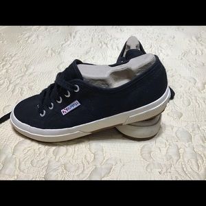 Superga Black Classic Sneakers 38
